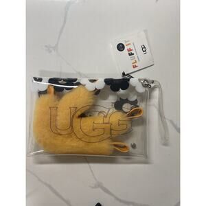 UGG Yellow Fluffy removable flip-flop 🩴 strap